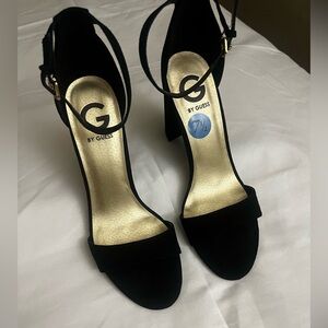 Guess Black Heels Elegant Formal Sandals
